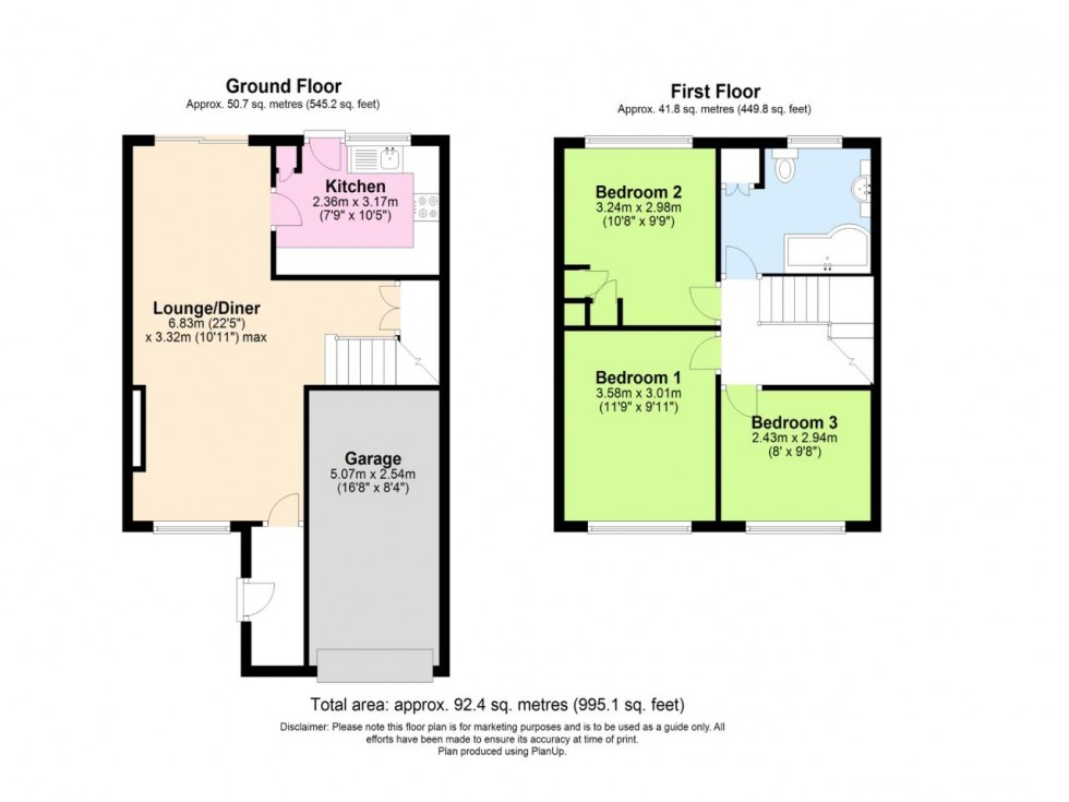 Floorplan for Padgate, Warrington