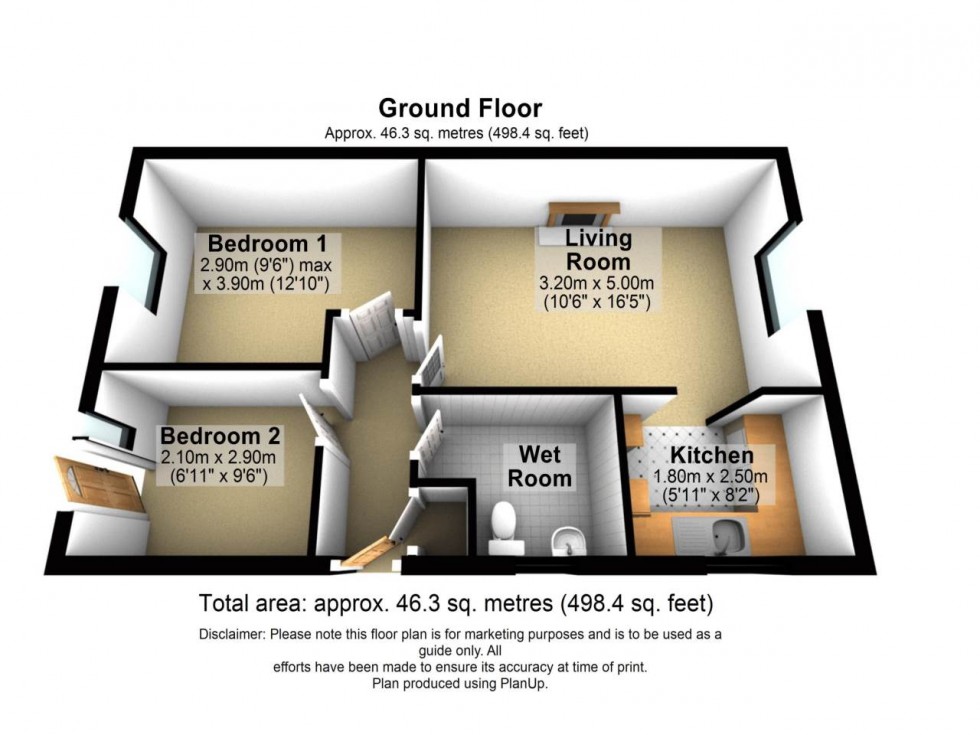 Floorplan for Fearnhead, Warrington