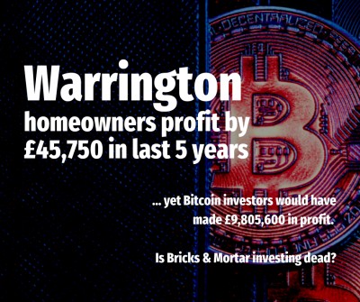 Warrington Homeowners Profit by £45,750 in Last 5 Years